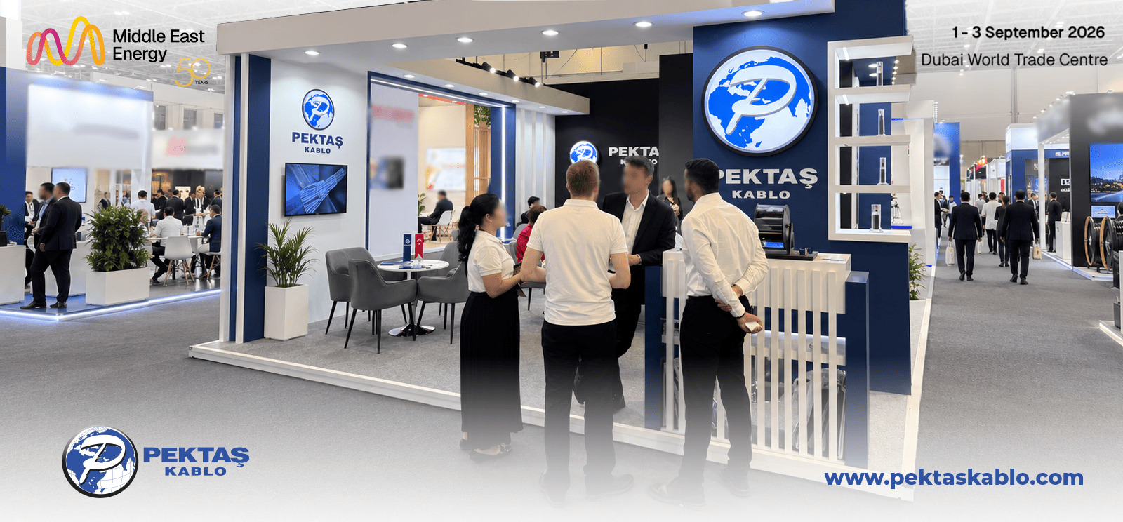 DUBAİ MIDDLE EAST ENERGY FUARI'NDA YERİMİZİ ALDIK