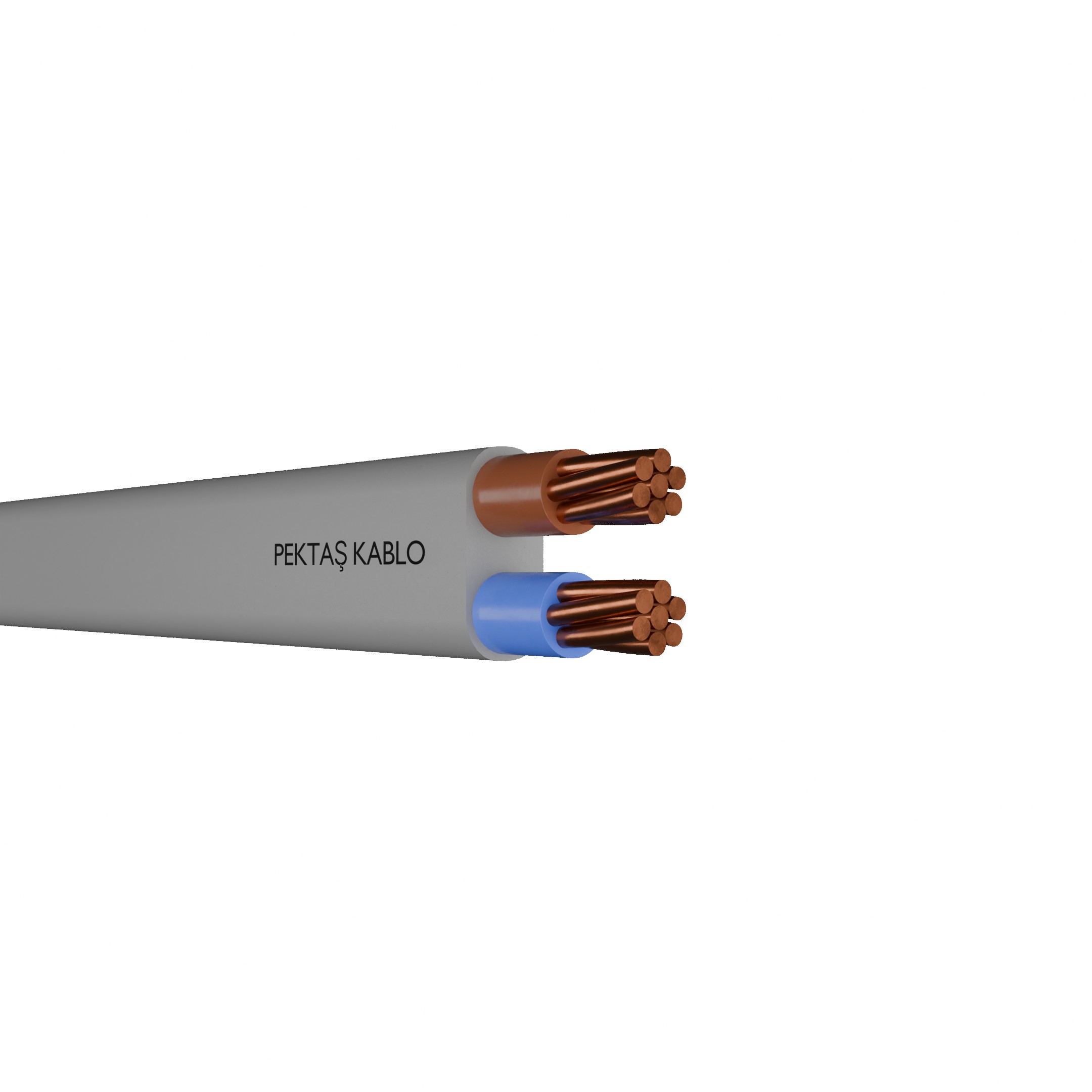 Esnek, Yassı PVC Kablolar H03VVH2-F / H05VVH2-F - Pektaş Kablo